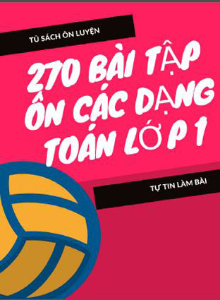 Bài tập ôn luyện các dạng toán lớp 1