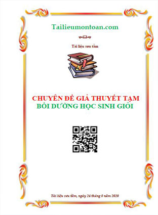 Chuyên đề giả thuyết tạm bồi dưỡng học sinh giỏi toán tiểu học