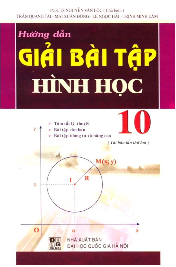 Hướng Dẫn Giải Bài Tập Hình Học 10